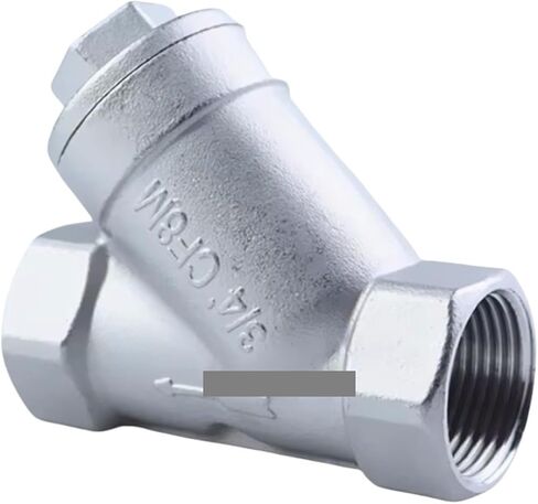 3/4" Female 304 Stainless Steel Inline Y Type Filter Strainer Valve Water Gas 80 Mesh IHNIEAEW in Saudi Arabia
