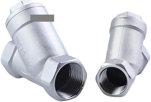 3/4" Female 304 Stainless Steel Inline Y Type Filter Strainer Valve Water Gas 80 Mesh IHNIEAEW in Saudi Arabia
