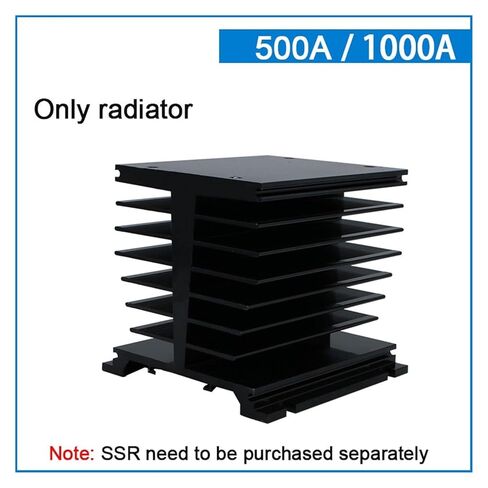 DC Control Solid State Relay 500A 1000A with Radiator Heat Sink Power Controller 3-32VDC LC-500D75D(1000A DD) in Saudi Arabia