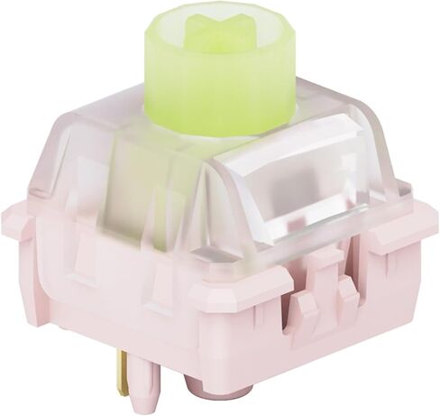 OOCTPK Chilkey WS BigLucky Keyboard Switches Clicky: 5 Pins 40gf Pre-Lubed Mechanical Keyboard Clicky Switches for Mechanical Gaming Key Board 35Pcs (Pink) in Saudi Arabia