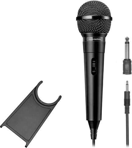 ميكروفون ديناميكي أحادي الاتجاه من Audio-Technica ATR1100x (سلسلة ATR)، أسود in Kuwait