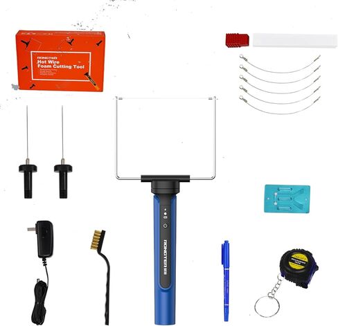 3 in 1 Hot Wire Foam Cutter Kit, Orange Foam Cutter Electric Foam Cutting Tool, Heated Foam Carving Knife Kit in Saudi Arabia