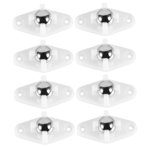 FOMIYES 8 قطع وحدات نقل الكرة الفولاذية فراغ W420 عجلات دوارة مثبتة على المسمار لعربات الأثاث ومعالجة المواد الصناعية in Saudi Arabia