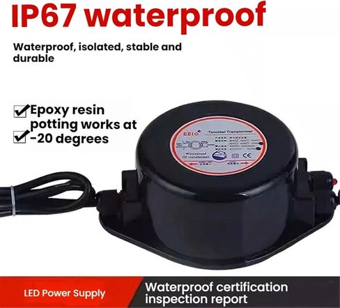 Professional Customization of IP67 Waterproof for Outdoor Rainproof toroidal by Electrical Appliance m(80W,12V) in Saudi Arabia