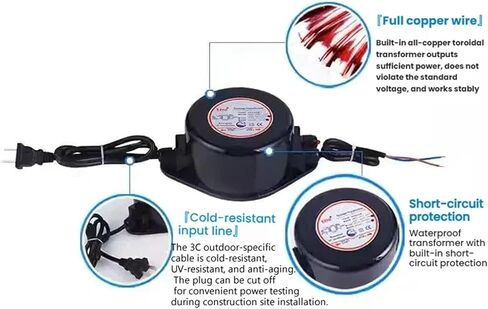 Professional Customization of IP67 Waterproof for Outdoor Rainproof toroidal by Electrical Appliance m(80W,12V) in Saudi Arabia