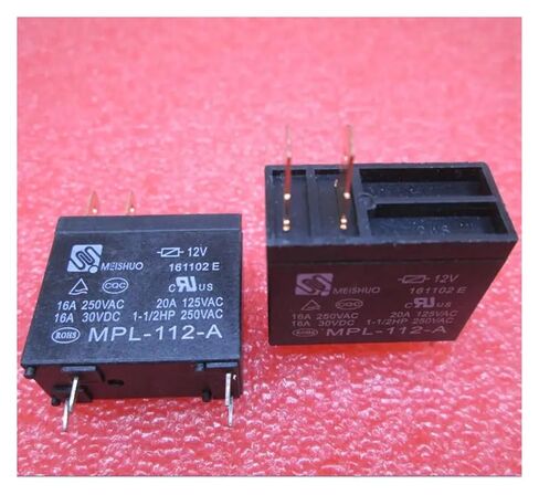 Relay MPL-112-A 12V MPL-112-A-12V OMIF-S-112LM MPL112A MPL112A-12V 12VDC DC12V 16A 250VAC 4PIN 10PCS/LOT in Saudi Arabia