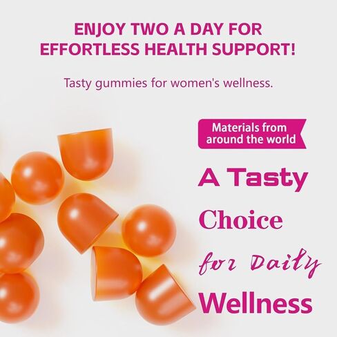 Premium Feminine Balance Gummies for Women, Vaginal Probiotics - pH Balance & Immune Defense Support for Feminine Health, Hawaiian Pineapple Flavor - 60 Count in Saudi Arabia