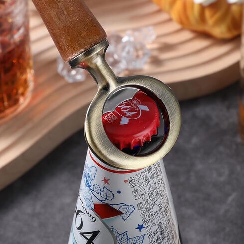 12 Pcs Metal Bottle Opener Blank Stainless Steel Flat Bottle Opener Inserts Kit Threaded Beer Opener Hardware for Wedding Wine Party Wood Turning DIY Handmade Project Craft in Saudi Arabia