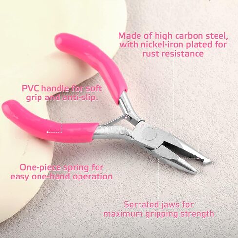 Split Ring Pliers 3 Inches Jump Ring Opener Ring Opening Pliers Split Rings Fishing Ring Splitter Plier Split Ring Tool For Small Split Rings Key Chain Jewelry Beading Repair Making in Saudi Arabia