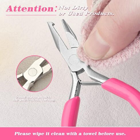 Split Ring Pliers 3 Inches Jump Ring Opener Ring Opening Pliers Split Rings Fishing Ring Splitter Plier Split Ring Tool For Small Split Rings Key Chain Jewelry Beading Repair Making in Saudi Arabia