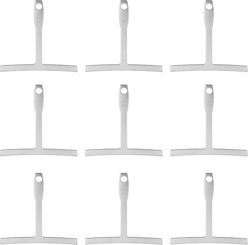 9 Pcs Guitar Understring Radius Gauge Guitar Luthier Tools Set Guitars String Height Gauge String Action Gauges Measuring Tool Guitars Setup Repair Kit in Saudi Arabia