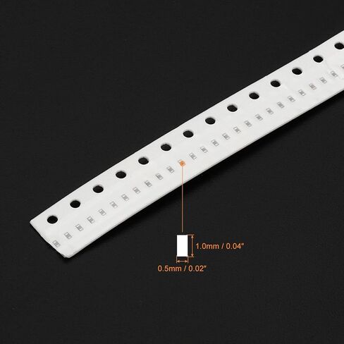 PATIKIL 0402 Ceramic Chip Capacitor Assorted Kit, 100 Pack 220NF 16V ±10% Surface Mounted Devices Capacitors for Electronics DIY in Saudi Arabia