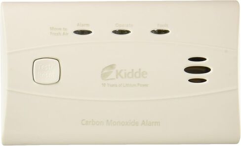 Kidde 21010073 Worry Free Carbon Monoxide Alarm for Living Area with 10 Year Sealed Lithium Battery in Saudi Arabia