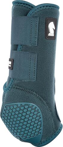 Classic Equine Flexion by Legacy2 Support Boots, Hind, Dragonfly Green, Medium in Saudi Arabia