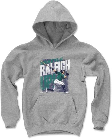 500 LEVEL Cal Raleigh Kids Hoodie - Cal Raleigh Raleigh Up Seattle in Saudi Arabia