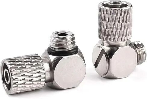 Mini Pneumatic Pipe Connector Thread M3 M4 M5 M6 Screw Through Fitting Twist Joint Tube OD 3mm 4mm 6mm 10Pcs(PL4-M5) in Saudi Arabia