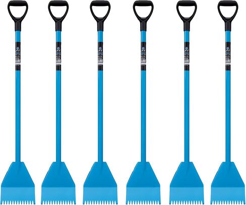 Roof Tear Off Shovel 47.5 in – 6 Pack El Burro Shingle Shovel Stripper | Heavy Duty Steel Roofing Removal Tools for Shingles & Nails | Blue in Saudi Arabia