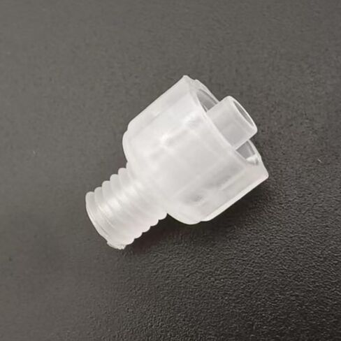 ذكر Luer إلى محول خيط مع خيط ذكر 1/4"-28 Luer إلى تركيبات مترابطة للطب والمختبر ومعالجة الأغذية والاستخدام الكيميائي (1/4-28unf-Male Luer) شفاف PP 100 قطعة in Saudi Arabia
