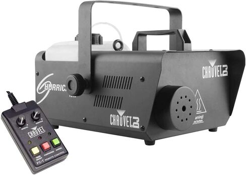 CHAUVET DJ Hurricane 1600 آلة ضباب مدمجة عالية الإخراج مع مؤقت وجهاز تحكم عن بعد وإيقاف تلقائي، أسود in Saudi Arabia