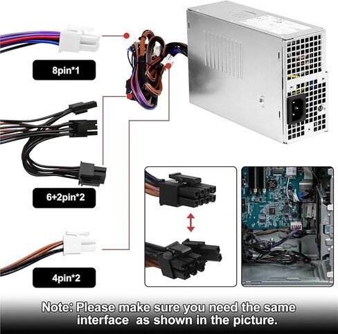 for 3020 3020 7000 MT 5000 MT 460W Power Supply AC460EBS-00 PCL011 4H6F4 PNWT1 T63HC 389MC 8+4+4 Pin in Saudi Arabia