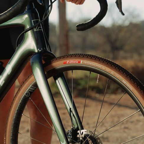 Vittoria Terreno PRO T50 Mixed Gravel Race 700x45c Tubeless Tire - 92% Renewable & Recycled Eco Race Construction, Natural Brown in Saudi Arabia