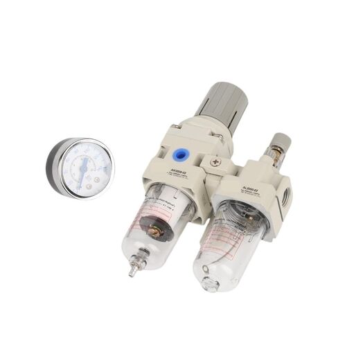AC2010-02 1/4 Pneumatic Compressed Air Compressor FRL FR.L Filter Regulator Drain Air Source Component Pneumatic Tool Tools(4MM) in Saudi Arabia
