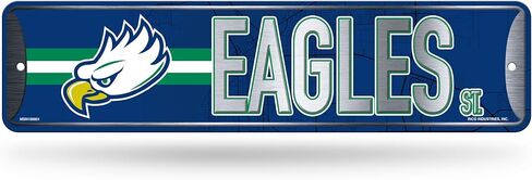 Rico Industries NCAA Florida Gulf Coast Eagles - لافتة شارع معدنية FGCU مقاس 4 بوصة × 15 بوصة ديكور منزلي - غرفة النوم - المكتب - كهف الرجل in Saudi Arabia