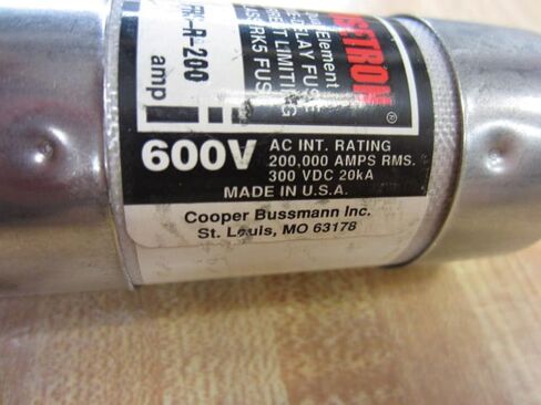 Bussmann FRS-R-200 Buss Fuse FRSR200 (Pack of 3) in Saudi Arabia