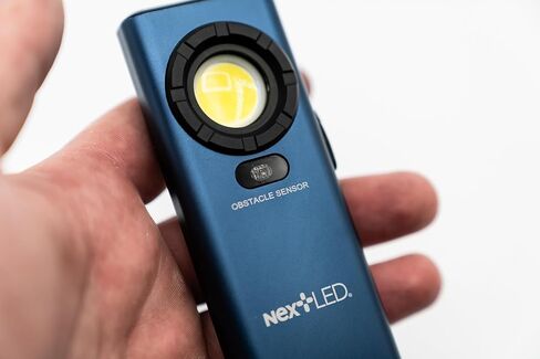 NextLED NT-6685 Pro LED Rechargeable Work Light, 1200 Lumen HVAC Flashlight w/Obstacle Sensor, Magnetic Work Light w/Hanging Hook, IPX7 Waterproof, Aluminum Case, for Job Site, Car Repair, Emergency in Saudi Arabia