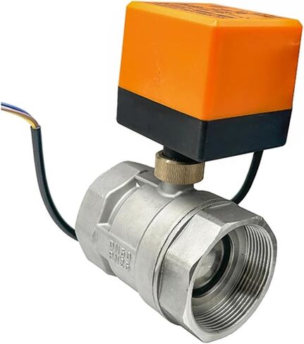 1/2 3/4 1 1-1/4 2 Inch 2-Way Stainless Steel Motorized Ball Valve 220v 12v 24v 3-Wire Control Electric 1Pcs(DN40,24VAC_CR02) in Saudi Arabia