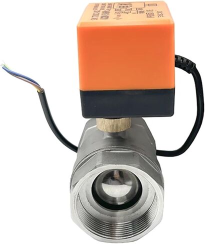 1/2 3/4 1 1-1/4 2 Inch 2-Way Stainless Steel Motorized Ball Valve 220v 12v 24v 3-Wire Control Electric 1Pcs(DN40,24VAC_CR02) in Saudi Arabia