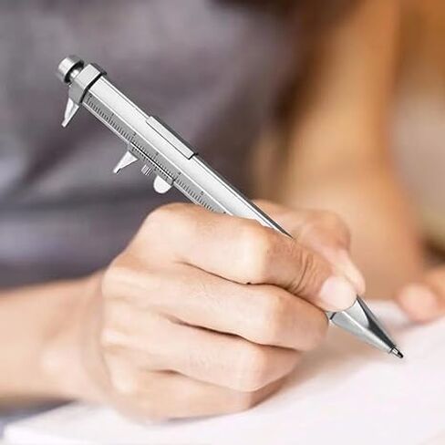 قلم فرجار رنيه، أداة قياس متعددة الوظائف بدقة 0-100 مم مسطرة قياس بلاستيكية محمولة للحرف اليدوية in Saudi Arabia
