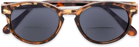 Readers.com Reading Sunglasses: The Drama Bifocal Reading Sunglasses, Acetate round Style for Men and Women in Saudi Arabia