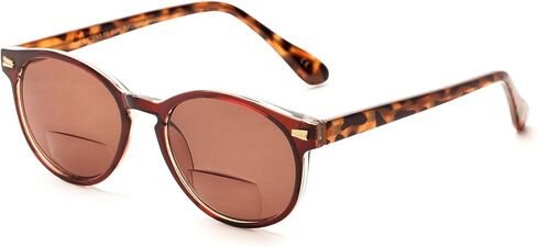 Readers.com Reading Sunglasses: The Drama Bifocal Reading Sunglasses, Acetate round Style for Men and Women in Saudi Arabia