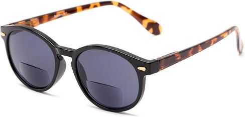 Readers.com Reading Sunglasses: The Drama Bifocal Reading Sunglasses, Acetate round Style for Men and Women in Saudi Arabia