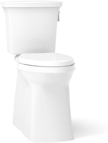 KOHLER Corbelle Tall Two-Piece Elongated Toilet With Skirted Trapway 1.28 Gpf in Saudi Arabia