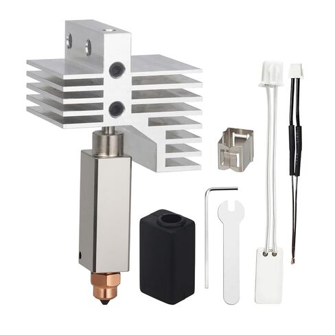 0.4 مم سيراميك عالي الجودة cc Hotend لـ Centauri Carbon Print Head Extruder Kit نهاية ساخنة بالوعة الحرارة فوهة فولاذية صلبة مع غطاء سيليكون لـ Elegoo Centauri (hotend) in Saudi Arabia