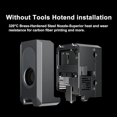 0.4 مم سيراميك عالي الجودة cc Hotend لـ Centauri Carbon Print Head Extruder Kit نهاية ساخنة بالوعة الحرارة فوهة فولاذية صلبة مع غطاء سيليكون لـ Elegoo Centauri (hotend) in Saudi Arabia