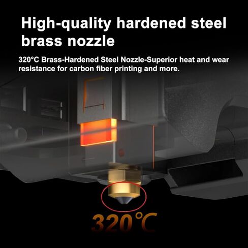 0.4 مم سيراميك عالي الجودة cc Hotend لـ Centauri Carbon Print Head Extruder Kit نهاية ساخنة بالوعة الحرارة فوهة فولاذية صلبة مع غطاء سيليكون لـ Elegoo Centauri (hotend) in Saudi Arabia