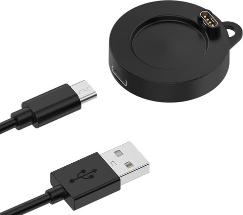 شاحن عالمي من النوع C لـ Garmin Approach S10 S12 S40 S42 S44 S50 S60 S62 S70، Instinct 3 2، Venu X1 3 3s 2 2s Sq، مع قاعدة توصيل in Kuwait