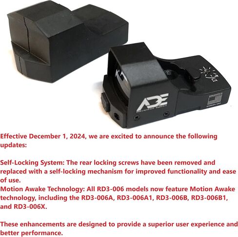 Ade Advanced Optics Python RD3-006x Green Dot Reflex Sight for Sig Sauer P365 Handgun Pistol, Black in Saudi Arabia