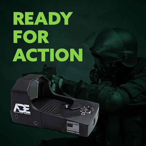 Ade Advanced Optics Python RD3-006x Green Dot Reflex Sight for Sig Sauer P365 Handgun Pistol, Black in Saudi Arabia