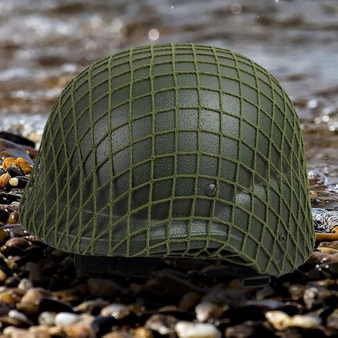 Helmet Net Parts, Helmet Scrim Camouflage Net Cover Fit for M1 M35 M88 Helmet, Green in Saudi Arabia