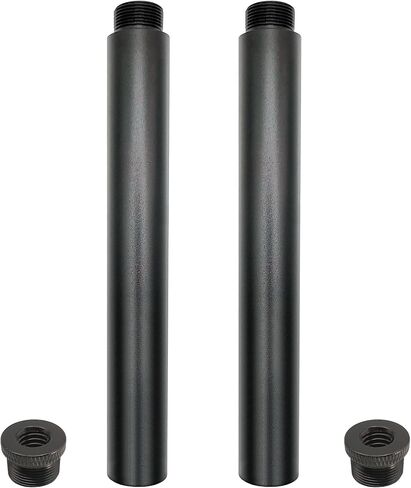 Mic Stand Extension Tube with 3/8" to 5/8" Microphone Extension Pipe Adapter for Mic Booms,Arm Stand 2 Pack in Saudi Arabia