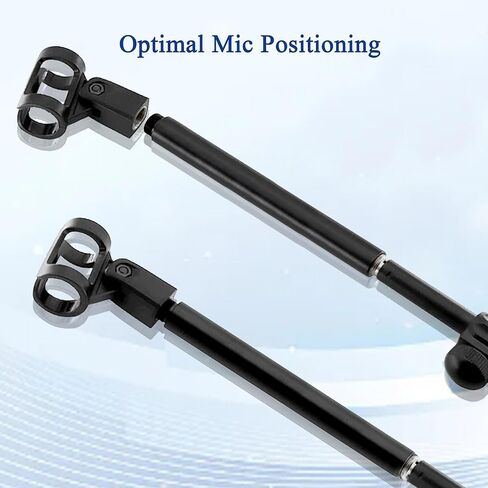 Mic Stand Extension Tube with 3/8" to 5/8" Microphone Extension Pipe Adapter for Mic Booms,Arm Stand 2 Pack in Saudi Arabia