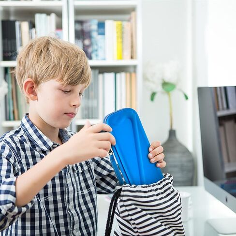 حافظة متوافقة مع Otamatone [الإصدار الإنجليزي] آلة موسيقية إلكترونية يابانية محمولة، حامل تخزين ألعاب الموسيقى الآلية لـ Otamatone حجم عادي (صندوق فقط) (أسود) in Kuwait