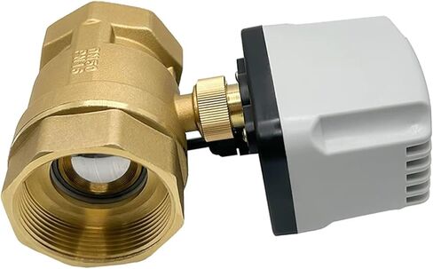 1/2 3/4 1 1-1/4 2 Inch Motorized Ball Valve Way Brass Electric Big Torque Metal Motor 1Pcs(DN50,220VAC_CR03) in Saudi Arabia