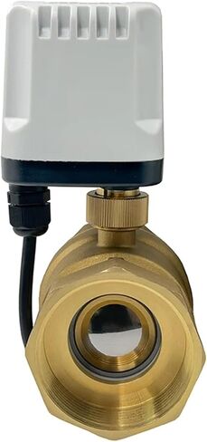 1/2 3/4 1 1-1/4 2 Inch Motorized Ball Valve Way Brass Electric Big Torque Metal Motor 1Pcs(DN50,220VAC_CR03) in Saudi Arabia
