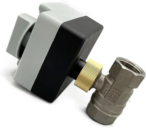 Stainless Steel 1/2 3/4 1 Inch Motorized Ball Valve Three Wire Two Point Control With Manual Switch 1Pcs(1/2",12V-24V) in Saudi Arabia