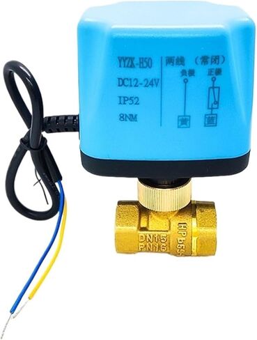 1/2 Inch Normally Closed/Open Two Wire Motorized Ball Valve Electric Balls Valves AC220V DC12V DC24V(220VAC_NORMALLY OPEN) in Saudi Arabia